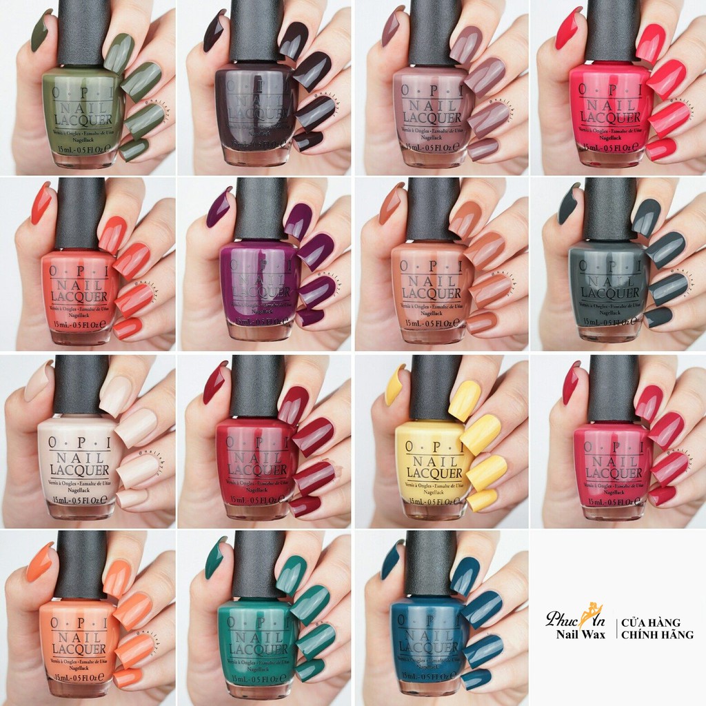 ( Bb221 ) Sơn Móng Tay Opi Chính Hãng Mỹ USA , Sơn Opi Nắp Đen Và Opi Shine , Phụ Liệu Nail ( Linhnam_SPA )