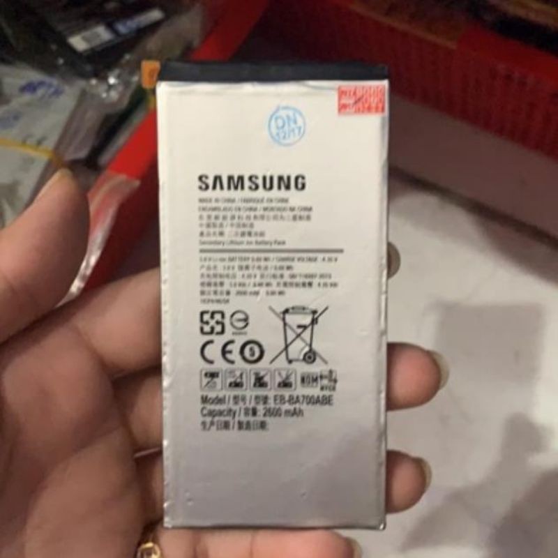 Pin Samsung Galaxy A7 2015 (A700) Dung Lượng 2600mAh bảo hành 6 tháng.
