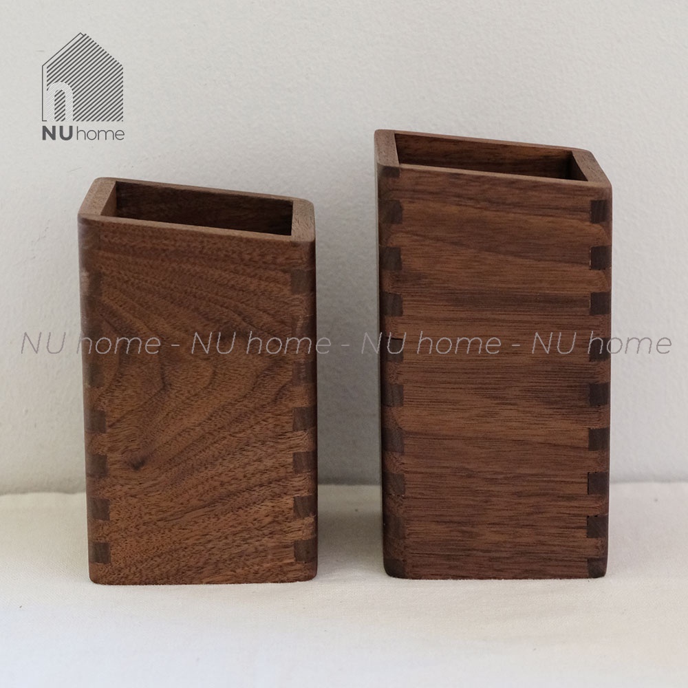 nuhome.vn | Ống đựng đũa muỗng - Hioki, được thiết kế đơn giản mộc mạc bằng chất liệu gỗ cao cấp theo phong cách Nhật