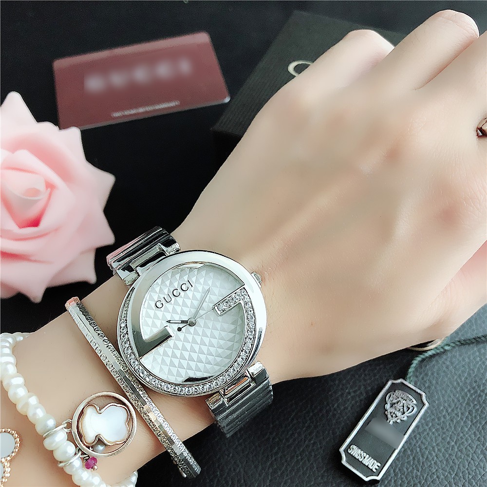 đồng hồ nữ women watch đính đá mặt nhỏ cao cấp dây kim loại chính hãng đẹp chống nước đeo tay nữ