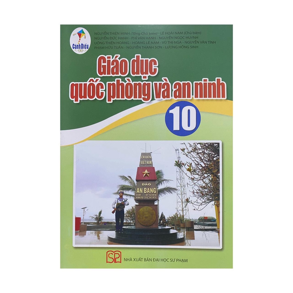 Sách - Giáo dục quốc phòng và an ninh 10 ( Cánh diều ) + bán kèm 1 bút chì