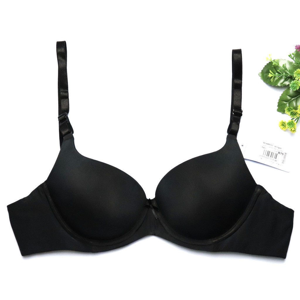 Áo ngực đen trơn MISAKI
