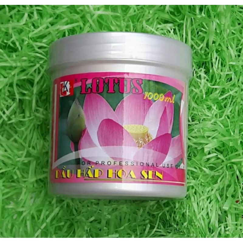 Ủ tóc Hoa Sen 1000ml, rất thơm và mượt tóc không cần đi salon tóc