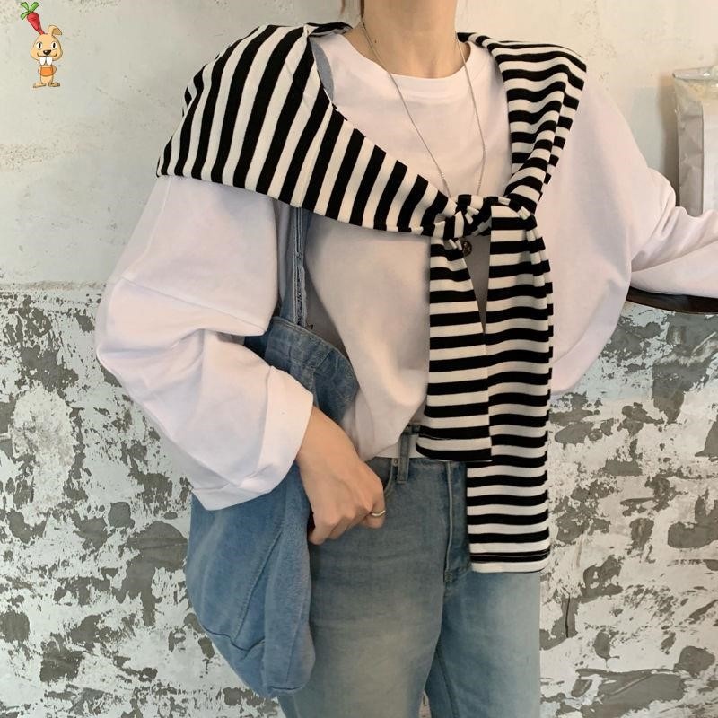 ◊☎Khăn Choàng Họa Tiết Kẻ Sọc Thời Trang Dành Cho Nữ