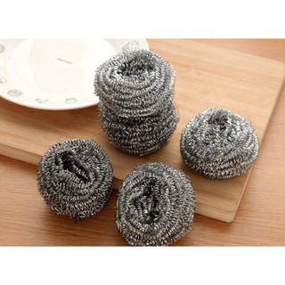 Combo 5 Cọ Xoong Nồi Chảo Bát Đũi Ấm Chén bùi nhùi thép (5 chiếc)
