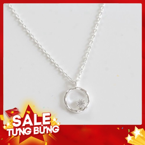 -Hàng nhập khẩu  Vòng cổ bạc Bling it tròn đính hột BIVC187 Liên hệ mua hàng  084.209.1989