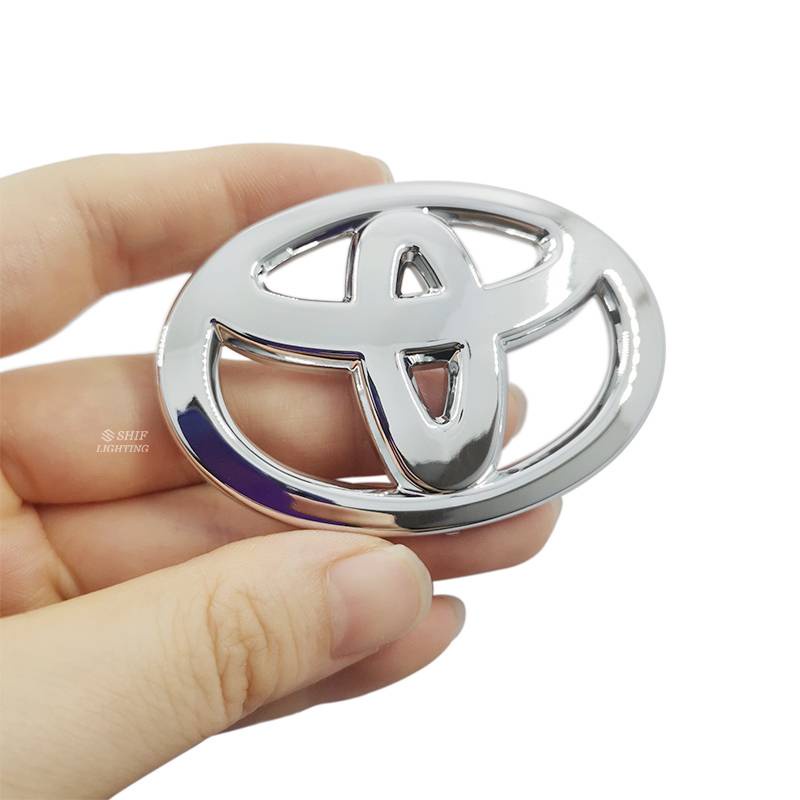 Miếng dán logo abs trang trí vô lăng xe hơi Toyota