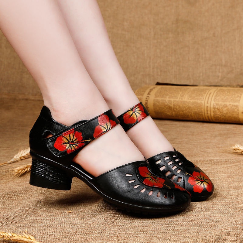 Giày Khiêu Vũ Đế Mềm Phong Cách Dân Tộc 2022 Dành Cho Nữ