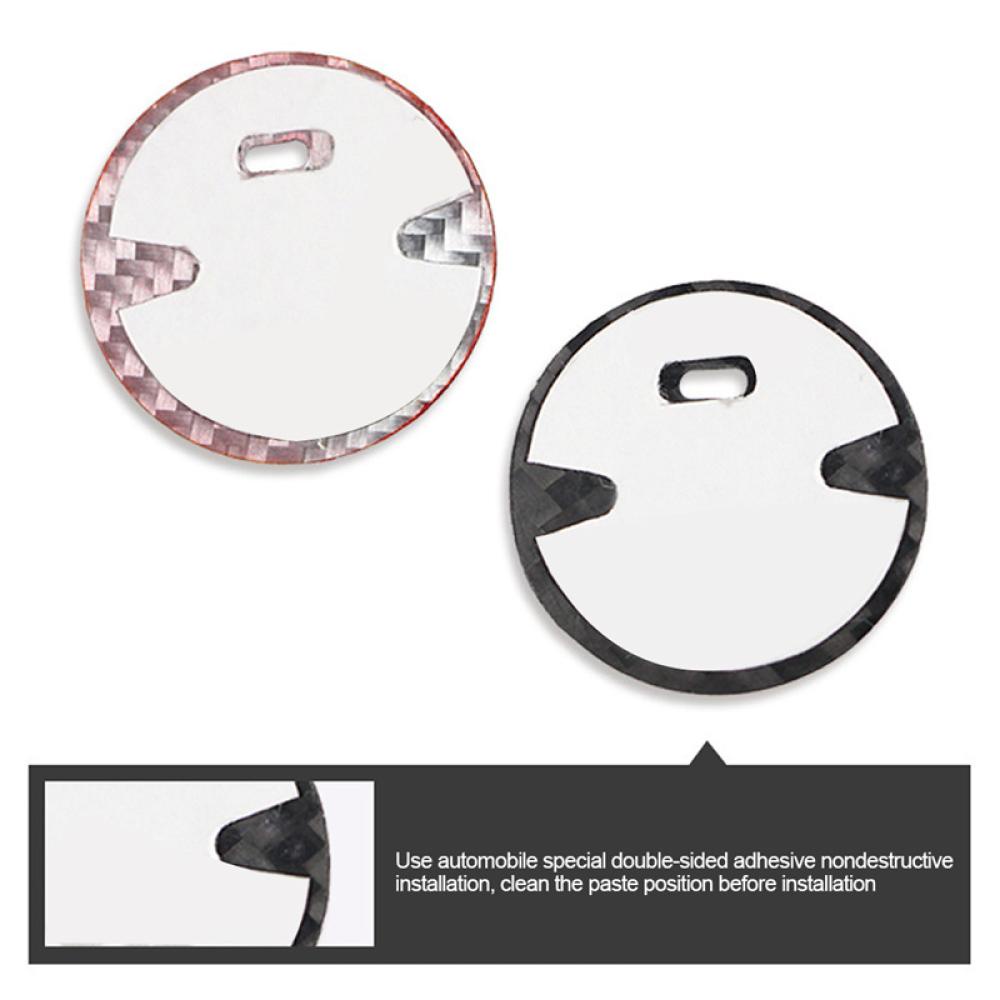 Miếng Dán Nút Khởi Động Xe Hơi Bằng Sợi Carbon Cho Mazda 3 Axela CX-3 CX-5 CX-8 MX-5 G7J1