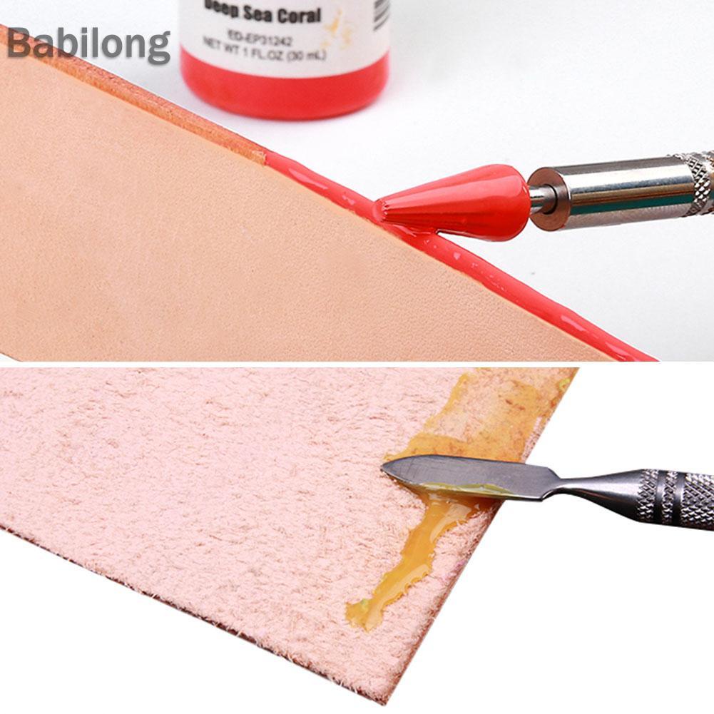 Dụng cụ bút lăn màu sơn dầu viền da 2 đầu đa năng