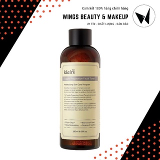 Nước hoa hồng Klairs Supple Preparation Facial Toner 180ml