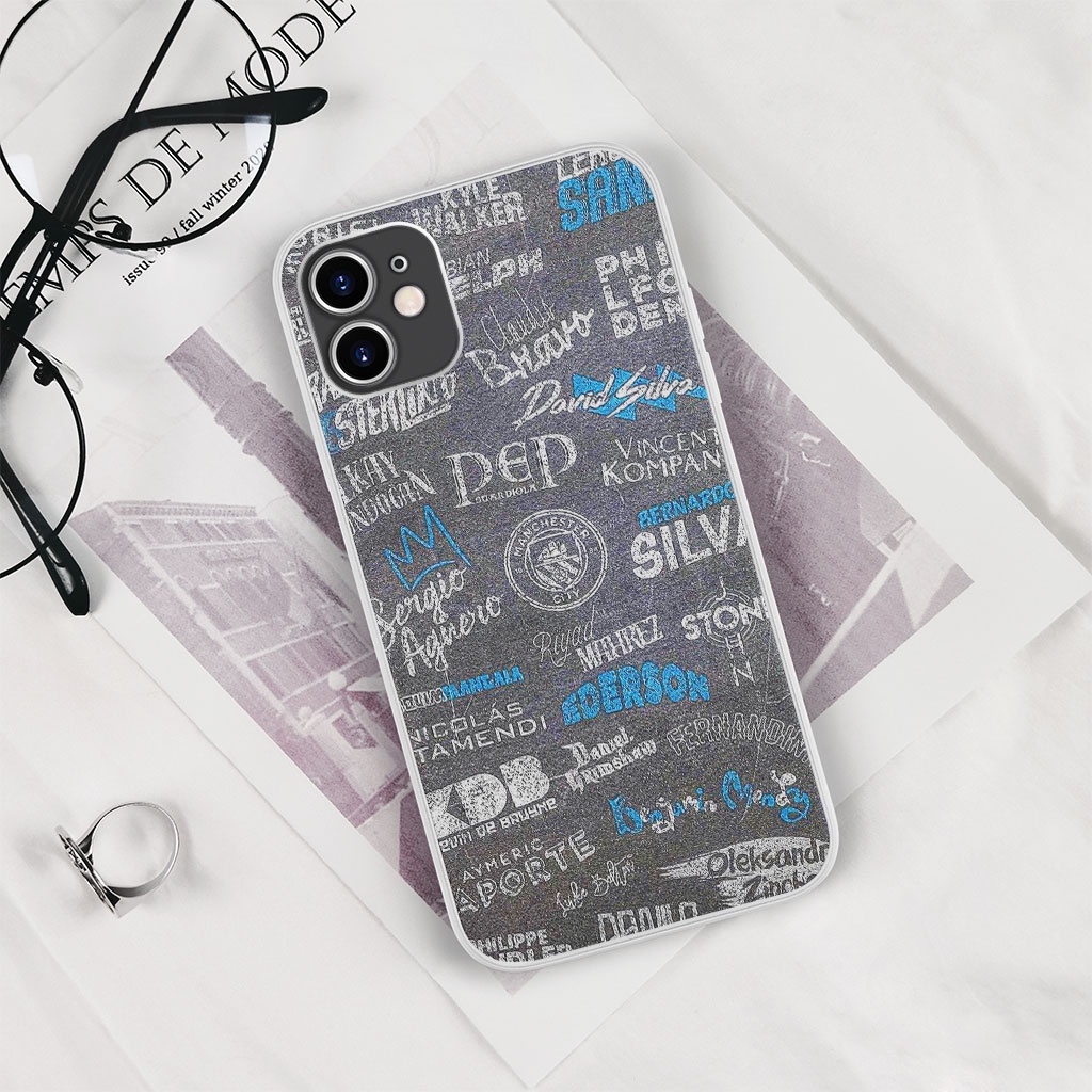 Ốp Lưng dẻo Manchester city players names cho iphone 6 - iphone 13 MCT20210099