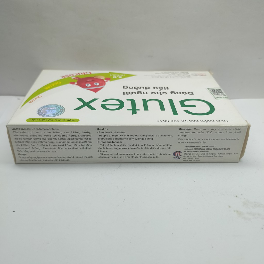 Glutex - Hộp 30 Viên