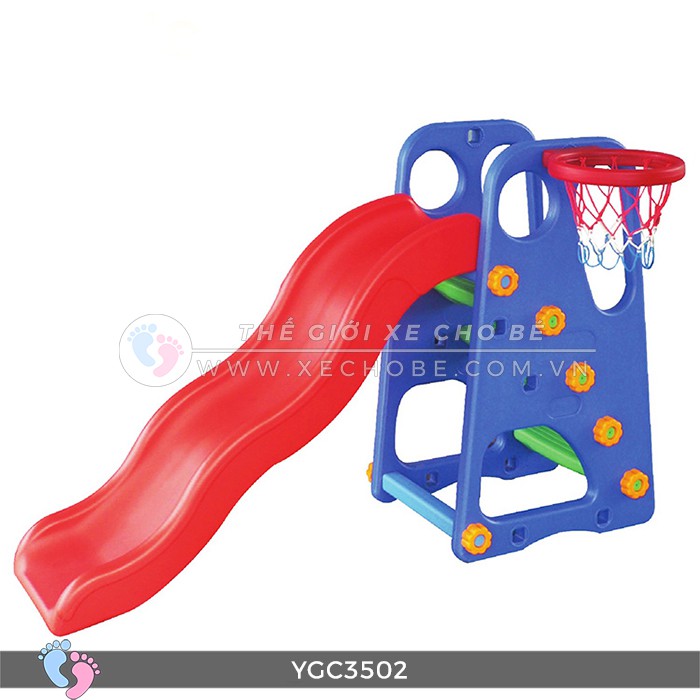 Cầu trượt bóng rỗ cho bé BABY PLAZA YGC-3502