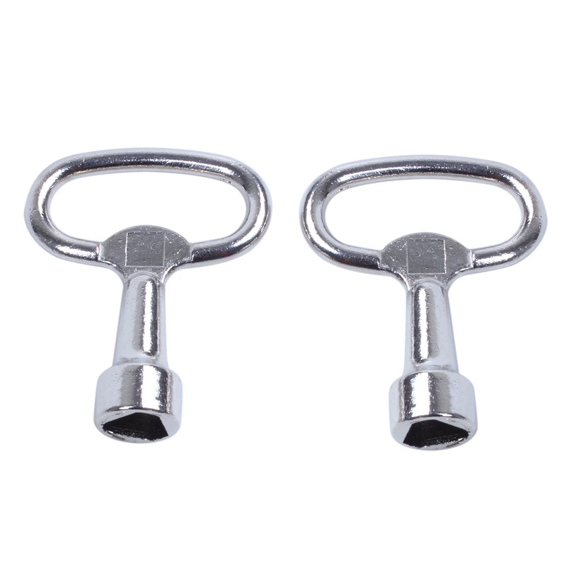 Khe khóa cho bu lông Bảng kim loại hình tam giác ba góc 8 mm x 2