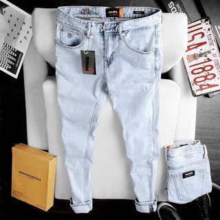 Quần jean nam cao cấp, chất denim co dãn tốt, full team mác, hàng chuẫn shop(ảnh thật shop chụp) kv01