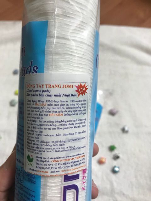 Bông tẩy trang jomi 80 miếng | BigBuy360 - bigbuy360.vn
