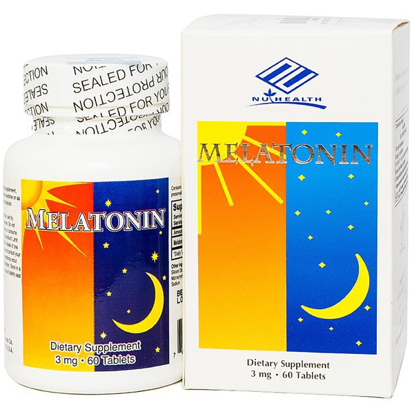 Viên Uống Hỗ Trợ Ngủ Ngon Melatonin 5mg Nuhealth (Hộp 60 Viên)