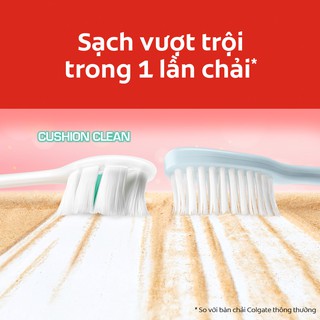 Bàn chải đánh răng Colgate Cushion Clean combo 2 cây
