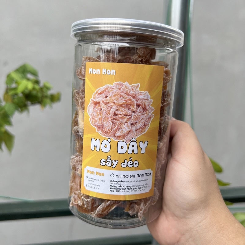 Mơ Dây Sấy Dẻo- MonMon Food- Đồ ăn vặt Hà Nội