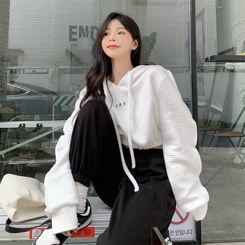 Áo sweater có mũ phong cách cổ điển thời trang cho nữ