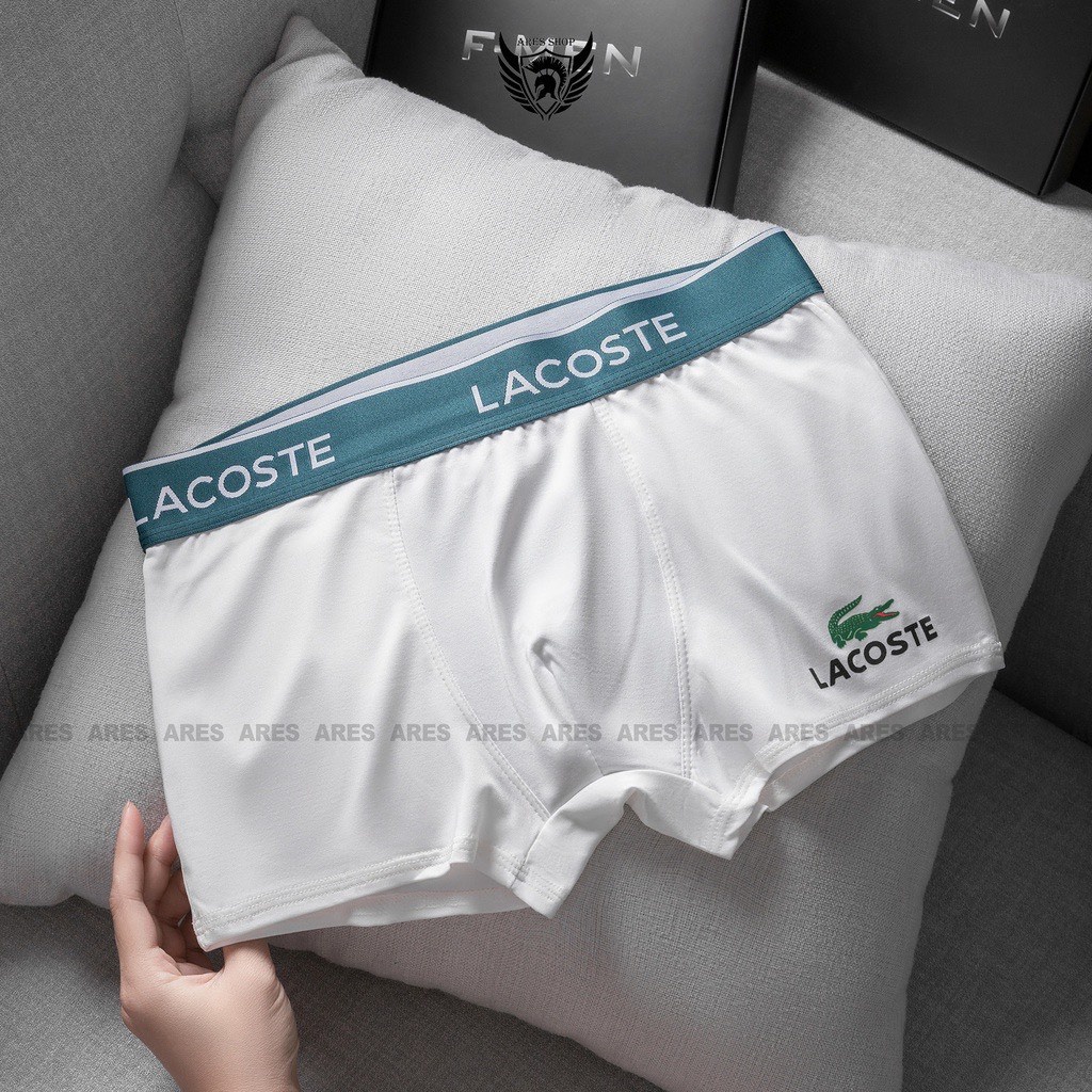 Quần lót nam , quần boxer nam cao cấp hàng xuất xịn chất thun lạnh siêu mát,thấm hút mồ hôi tốt - locoste 03