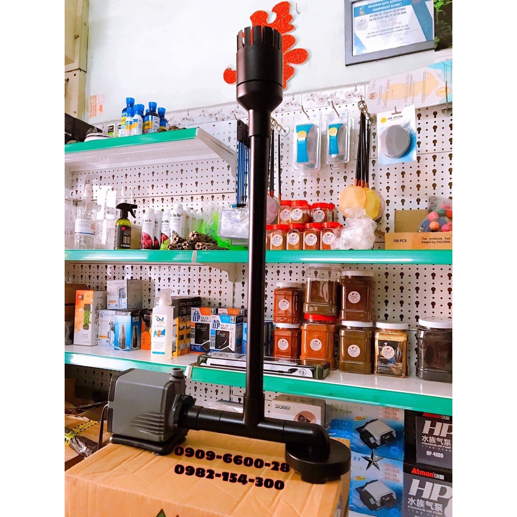 Bộ Hút Mặt Hút Đáy Bơm Baoyu, Periha, Atman (Không Kèm Bơm) - Hút Mặt Đáy Bể Cá