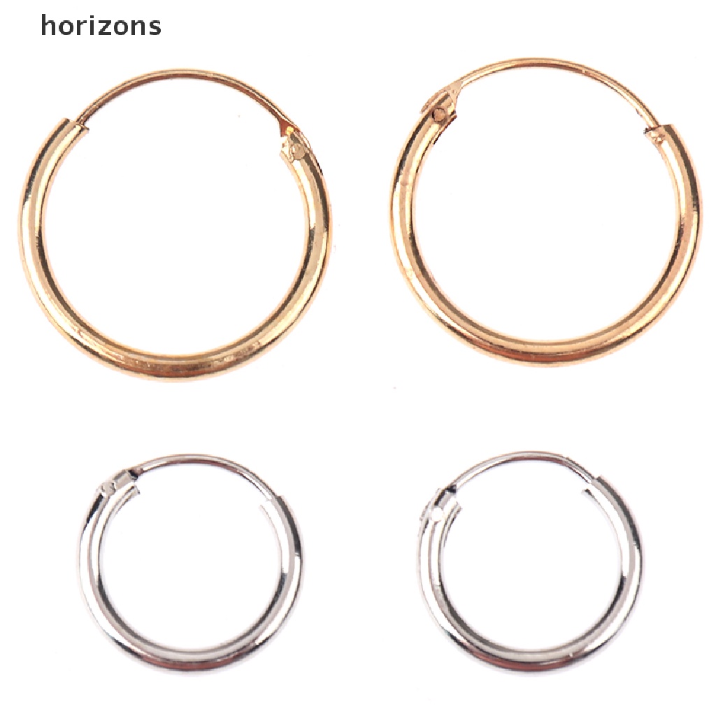 Set 3 Đôi Bông Tai Hình Tròn Nhỏ Đơn Giản Thời Trang Cho Nữ