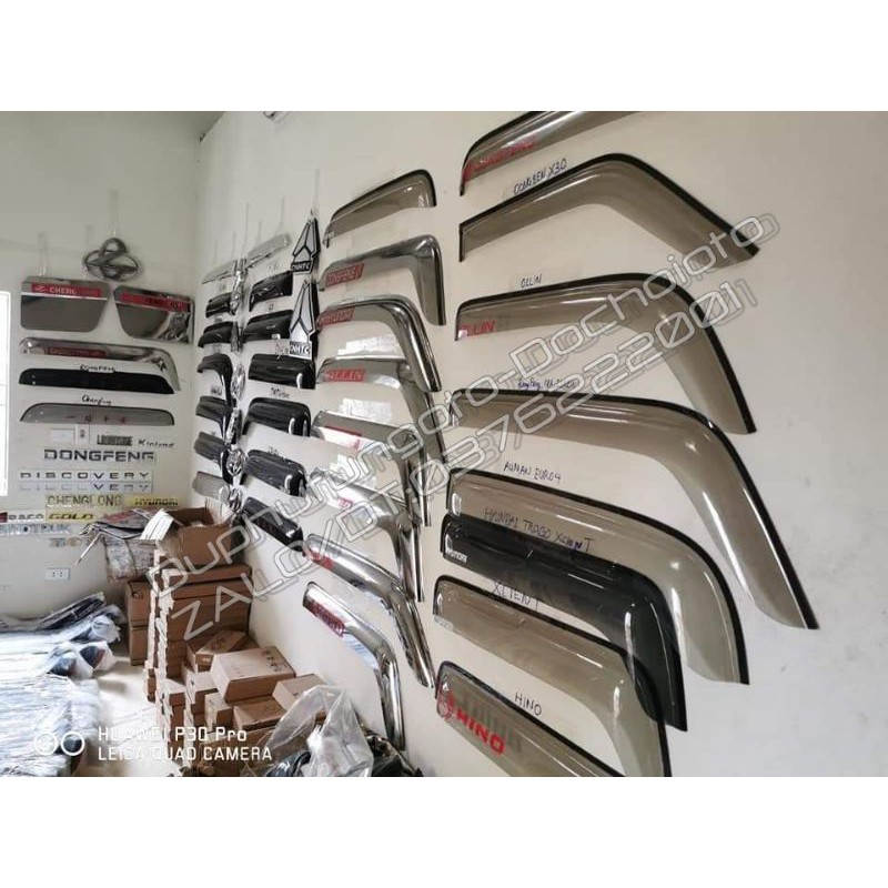 BỘ che mưa các loại xe tải tự chọn KIA, HUYNDAI, DONGFENG,CHENGLONG,HOWO,TMT...