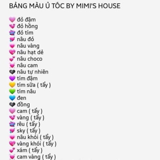 Ủ TÓC MÀU