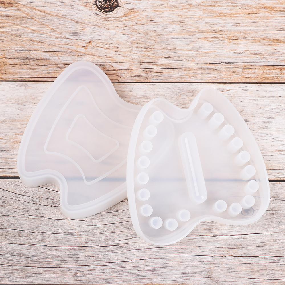 MUVAKO Khuôn Làm Giá Đỡ Răng Sữa Em Bé Chất Liệu Resin Trong Suốt