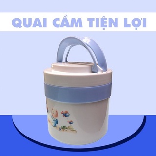 Cặp lồng đựng thức ăn hay cơm ruột inox giữ nhiệt nhựa Việt Nhật MS4032