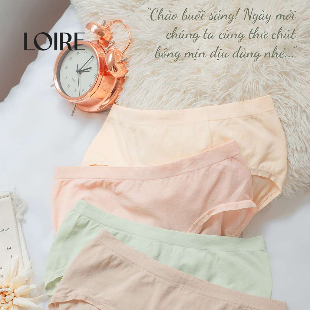 [Mã WABRLR30 giảm 10% đơn 99K] 1 Hộp 4 chiếc Quần lót Cotton LOIRECHIC QL07