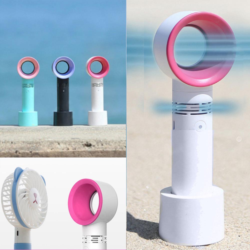 Quạt mini USB thiết kế không cánh kích thước nhỏ gọn cầm tay tiện lợi | BigBuy360 - bigbuy360.vn