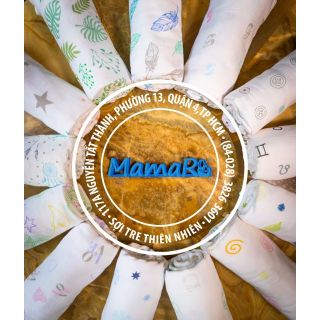 Khăn sợi tre - khăn đa năng original mamaru 120*120