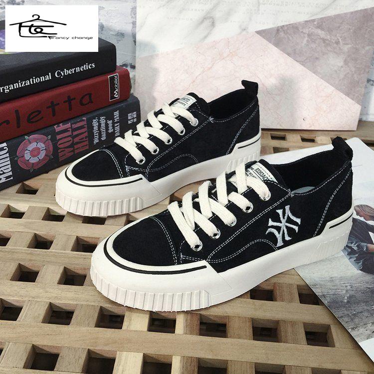 Giày Canvas Cổ Thấp Thời Trang Thu Đông Hàng Mới Dành Cho Bạn Nữ 2022