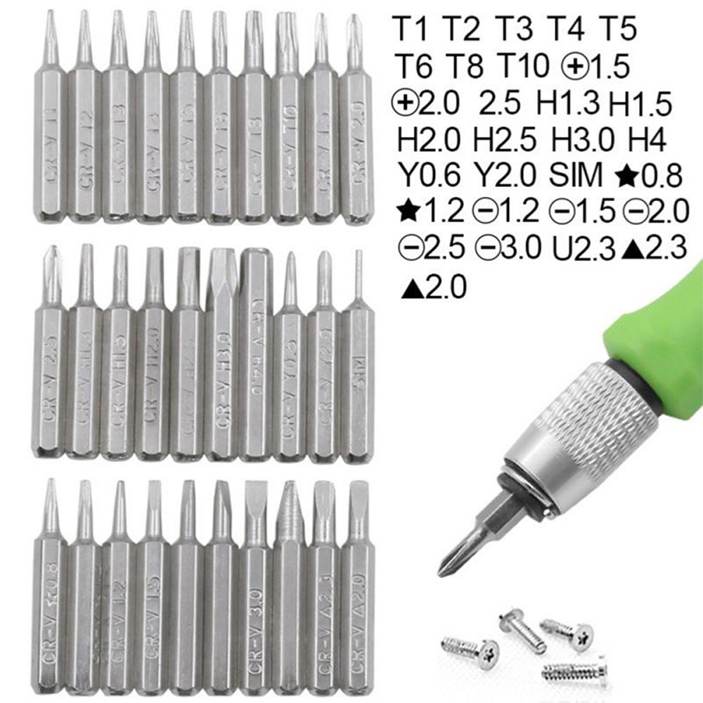 DIYMORE Set dụng cụ tua vít sửa chữa 32 trong 1 đa năng tiện dụng chất lượng cao
