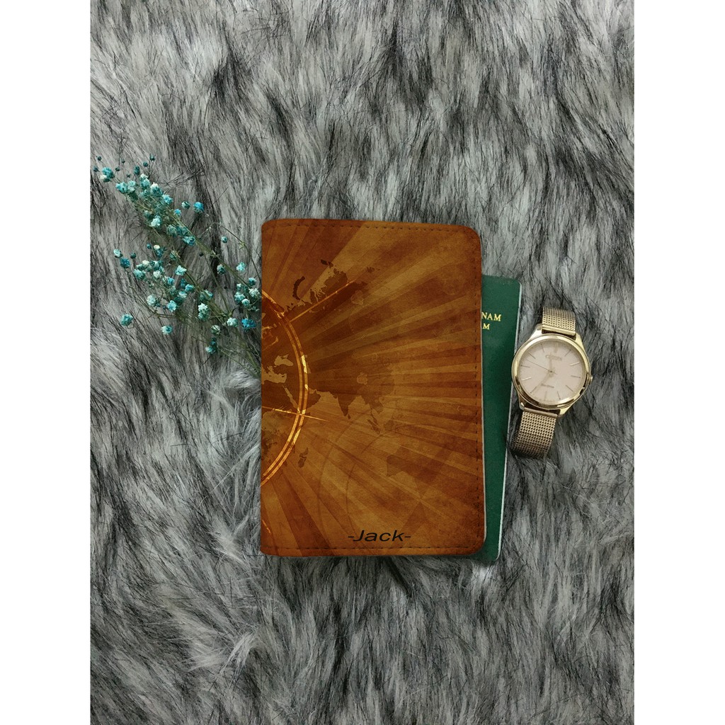 Ví bọc hộ chiếu (passport holder) phong cách cổ điển cực chất