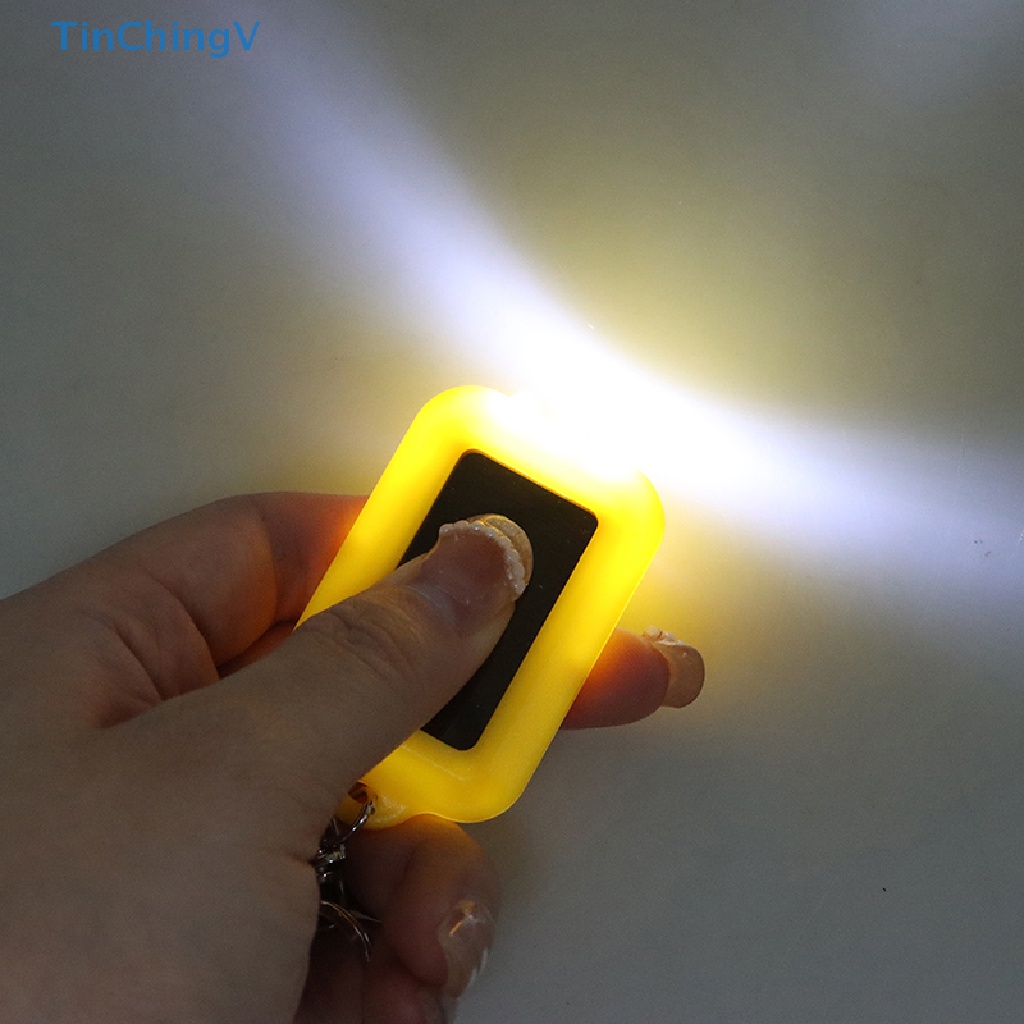 [TinChingV] 1 Chiếc Móc Khóa Đèn Pin Năng Lượng Mặt Trời Mini
