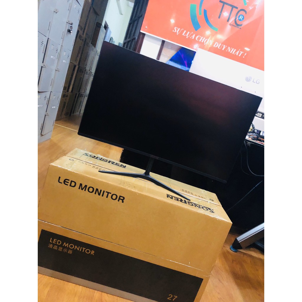 MÀN HÌNH MÁY TÍNH 27 INCH SONGREN GAMING 75Hz  165HZ LED FULLHD CONG FULL VIỀN NEW FULLBOX 100% | BigBuy360 - bigbuy360.vn