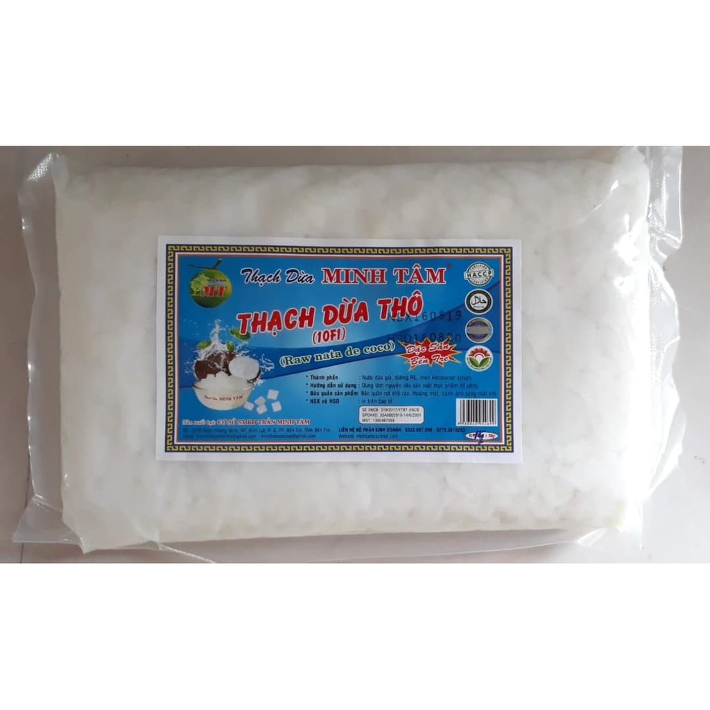 1kg Thạch dừa thô Minh Tâm tặng hương