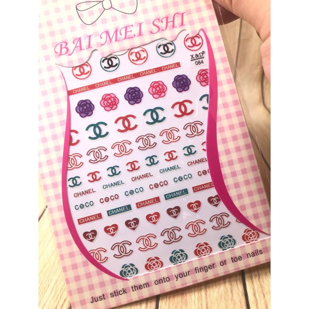 Hình dán móng tay CN hoa