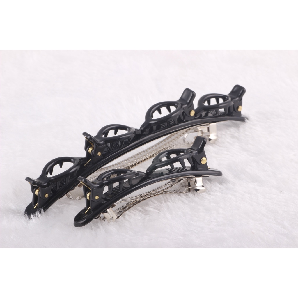 Set 2 Kẹp Tóc Bện Xinh Xắn Dành Cho Nữ