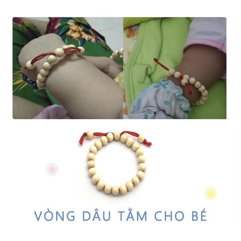 Vòng dâu tằm cầu bình an cho bé sơ sinh HOME SHOP ONLINE dodungchobegiasi