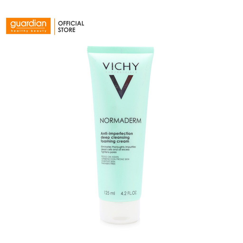 Sữa rửa mặt ngừa mụn & se lỗ chân lông Vichy Normaderm Anti-Imperfection Deep Cleansing 125ml | BigBuy360 - bigbuy360.vn