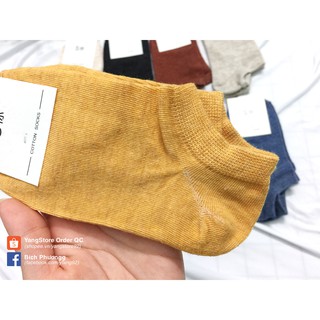 TẤT TRƠN NGẮN CỔ UZZLANG - CÓ SẴN ẢNH THẬT