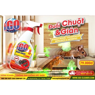 BÌNH XỊT ĐUỔI CHUỘT & GIÁN - 600g