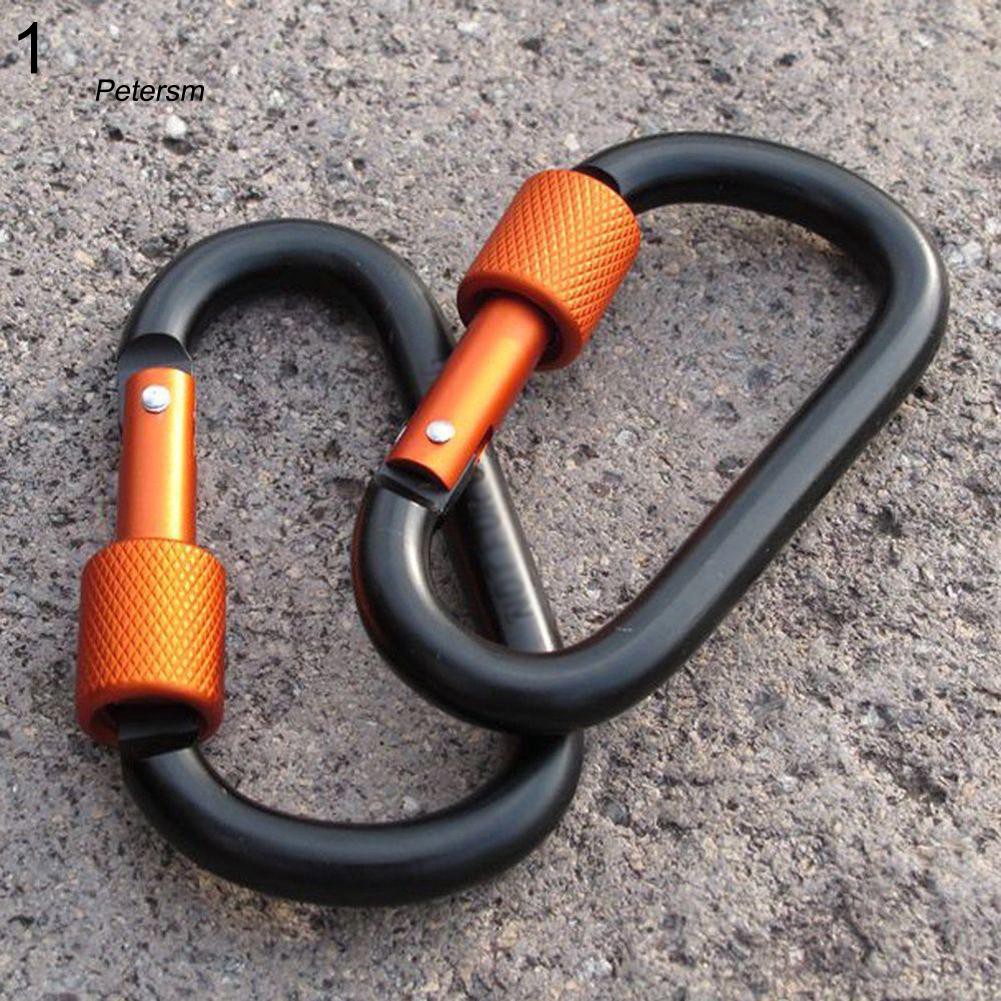 Móc đa năng hình chữ D bằng hợp kim nhôm độc đáo cho dã ngoại