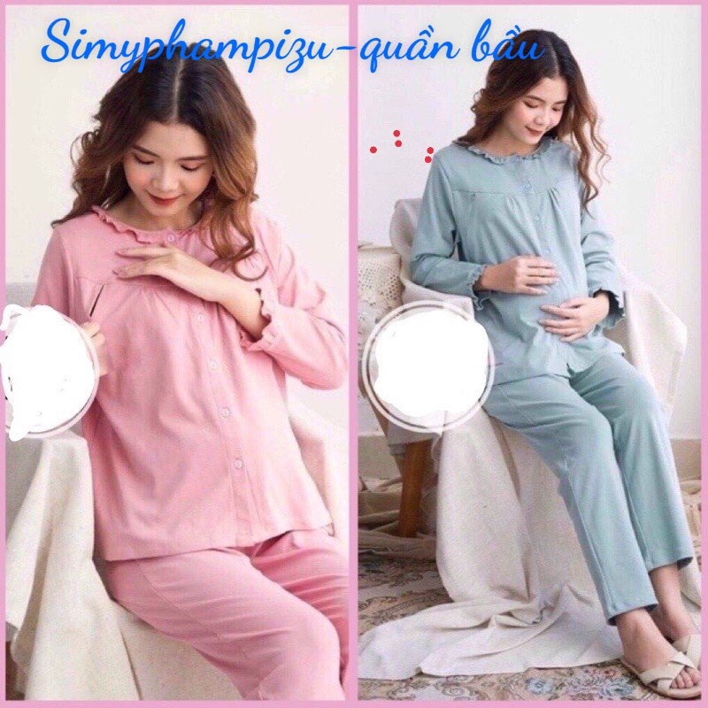 Bộ Bầu Và Sau Sinh Mùa Thu Đông- Dễ Dàng Cho Bé Bú BD919
