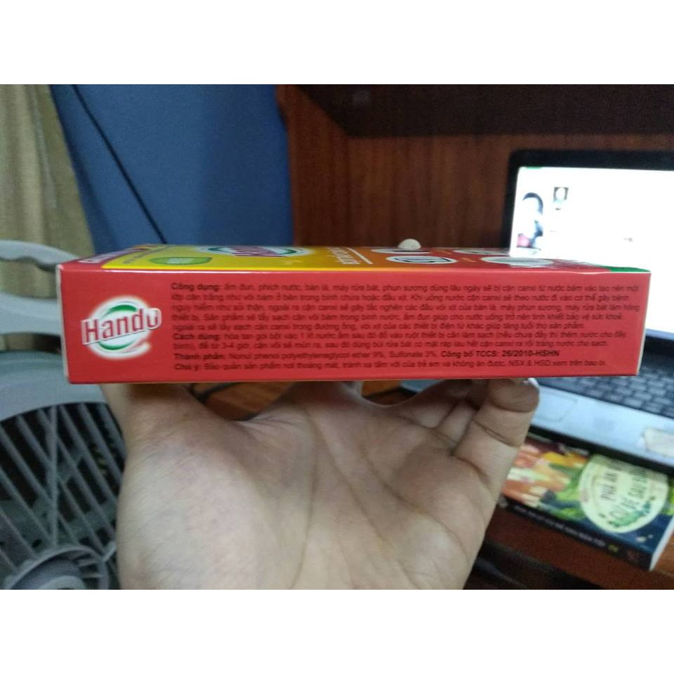 Bột tẩy cặn vôi Canxi Hando